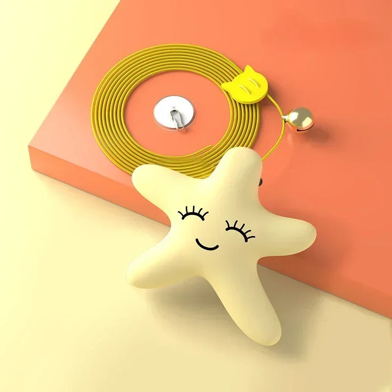 Cat Rope Teasing Toy For Cats With Bell And Hanging