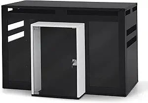 Villa Style Wooden Dog Crate With Glass Door