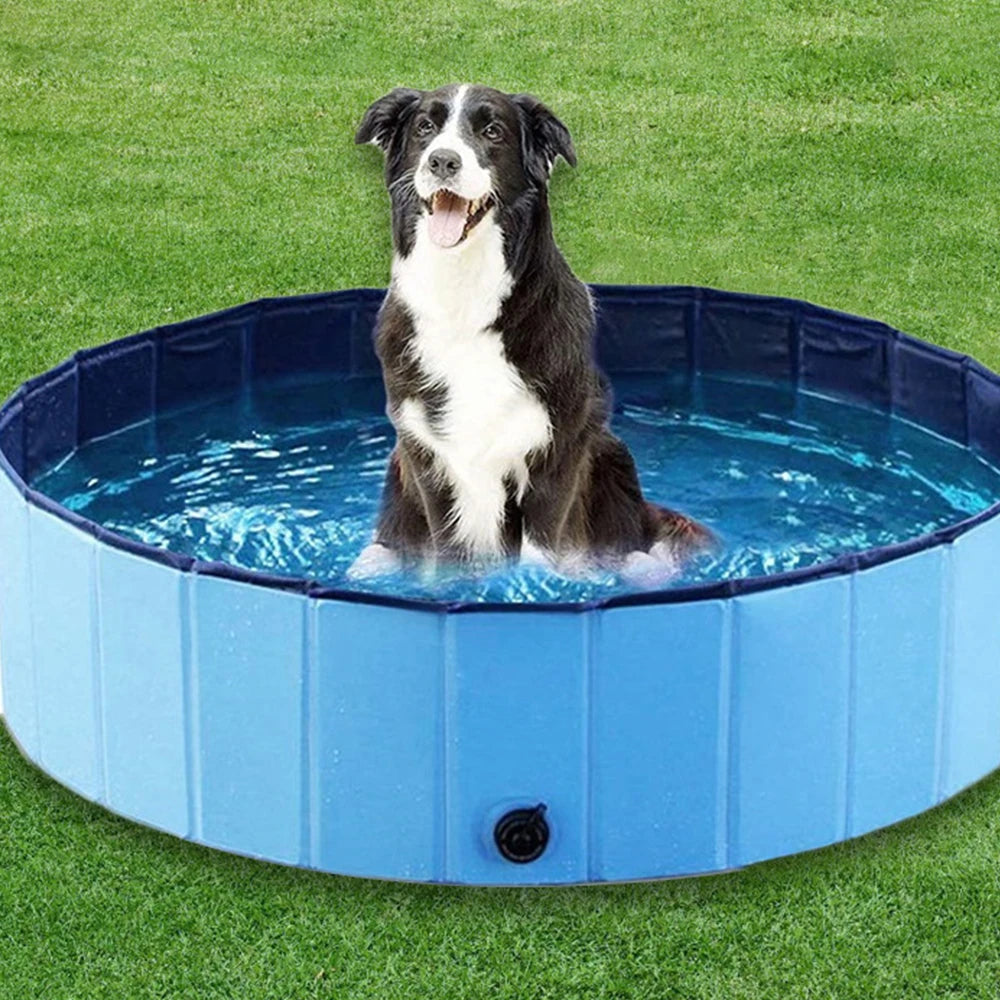 PETRAVELCN Foldable Portable Dog Pool For Pets Durable