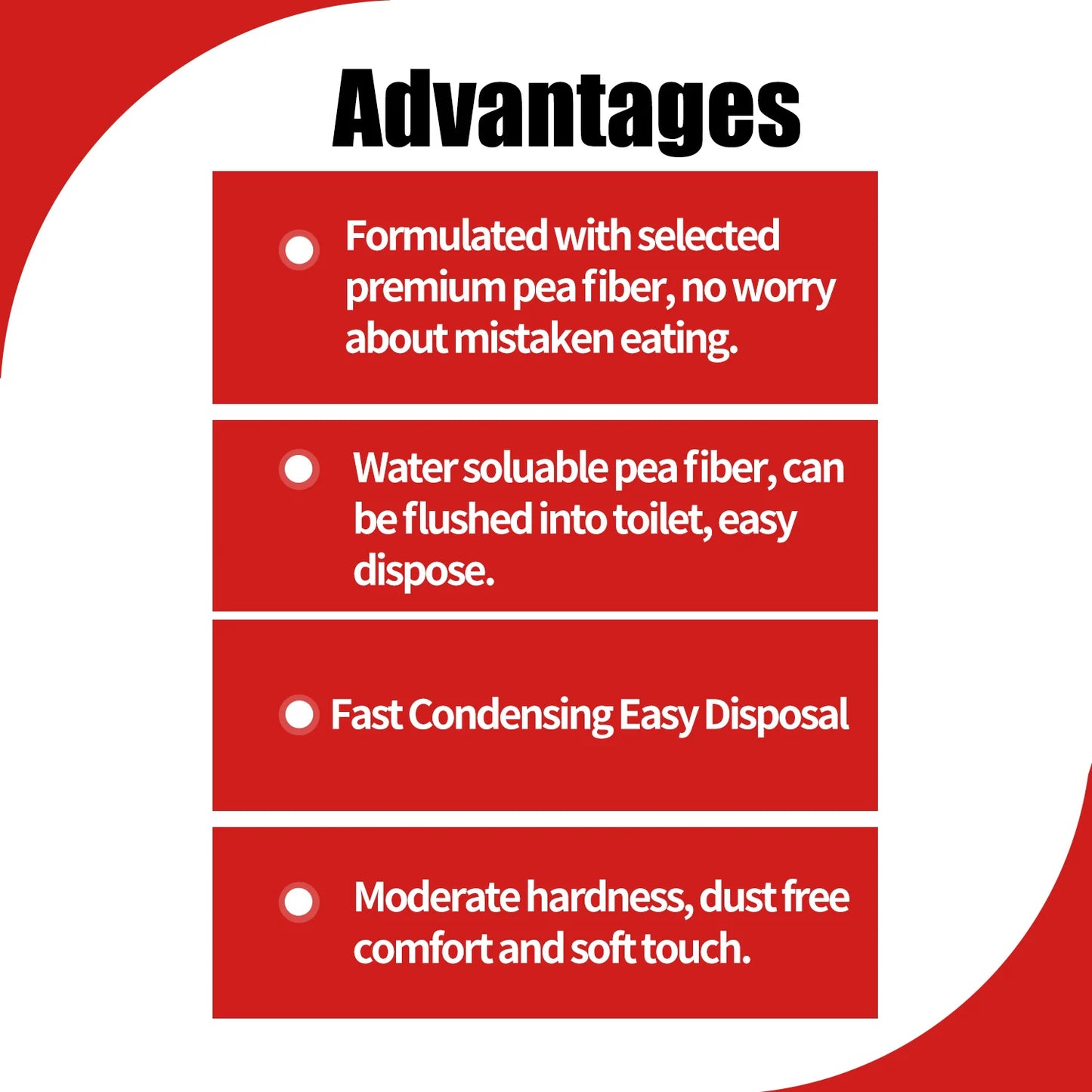 Hignconcerned Tofu Cat Litter Natural Botanical Dust Free Odor Control