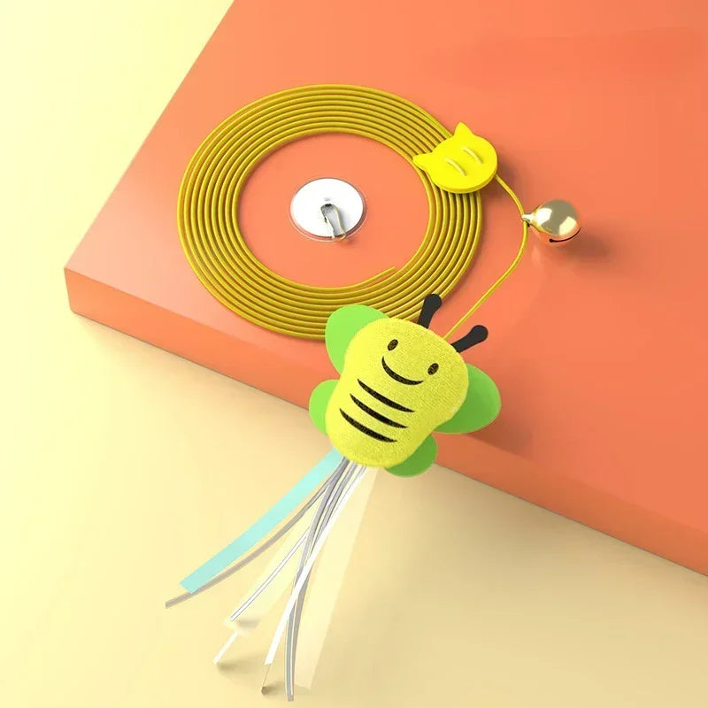 Cat Rope Teasing Toy For Cats With Bell And Hanging