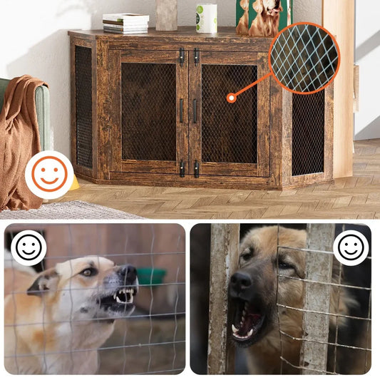 Hign-concerned Wooden Dog House Kennel For Small And Medium Dogs