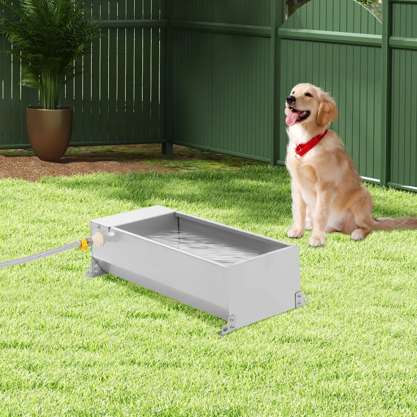 Automatic Livestock Water Tank Dog Waterer With Float Valve