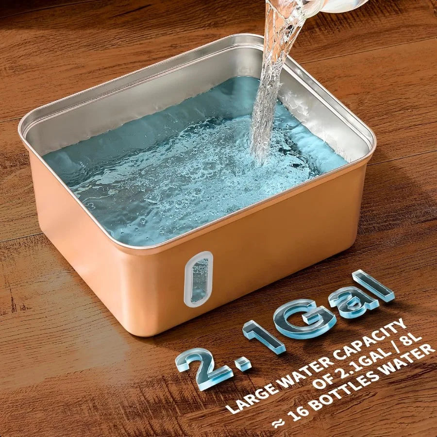 Hign-concerned Stainless Steel Dog Water Fountain For Cats And Dogs