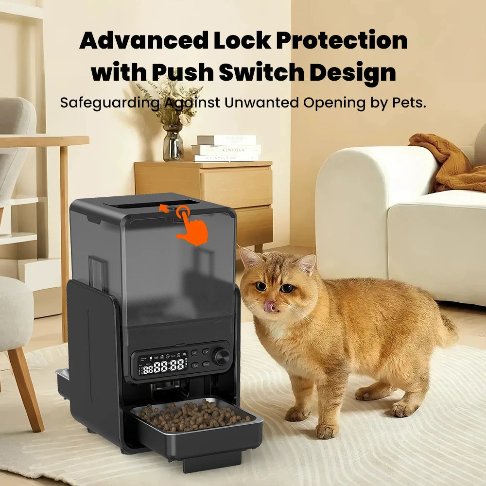 Cityflee Automatic Pet Feeder With Timed Feeding And Dispenser