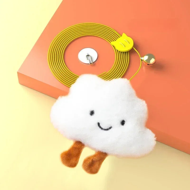 Cat Rope Teasing Toy For Cats With Bell And Hanging