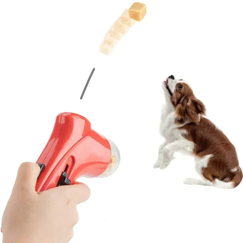 Hign-concerned Dog Treat Dispenser Launcher Portable Training Tool