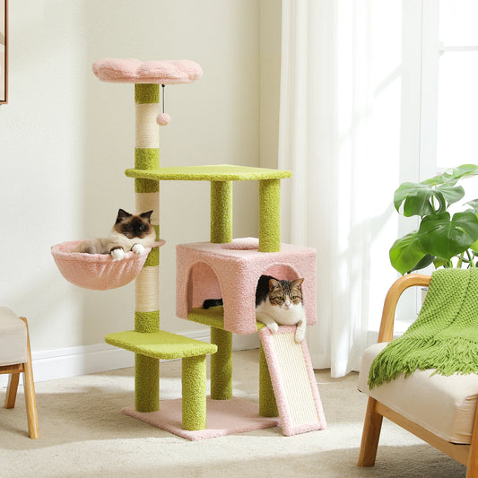PAWZ Road Flower Cat Tree MultiLevel Tower With Scratching Posts