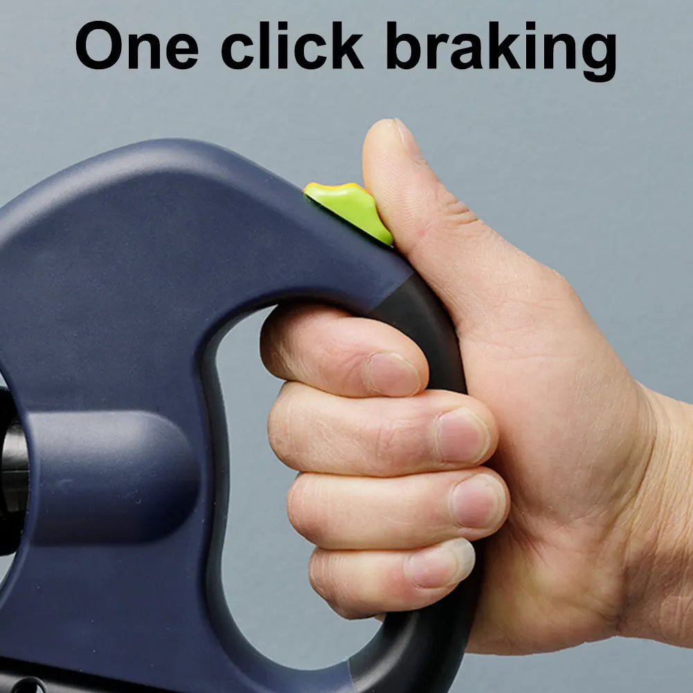 Alloet Double Headed Retractable Dog Leash Traction Rope LED Light