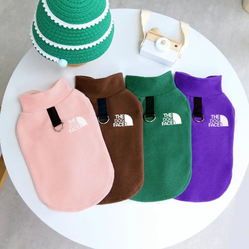 Sichuan Fleece Dog Sweater Coat For Pets Autumn Winter