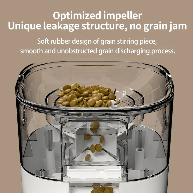 PAPIFEED Smart Automatic Pet Feeder With Dual Bowls And WiFi Timer