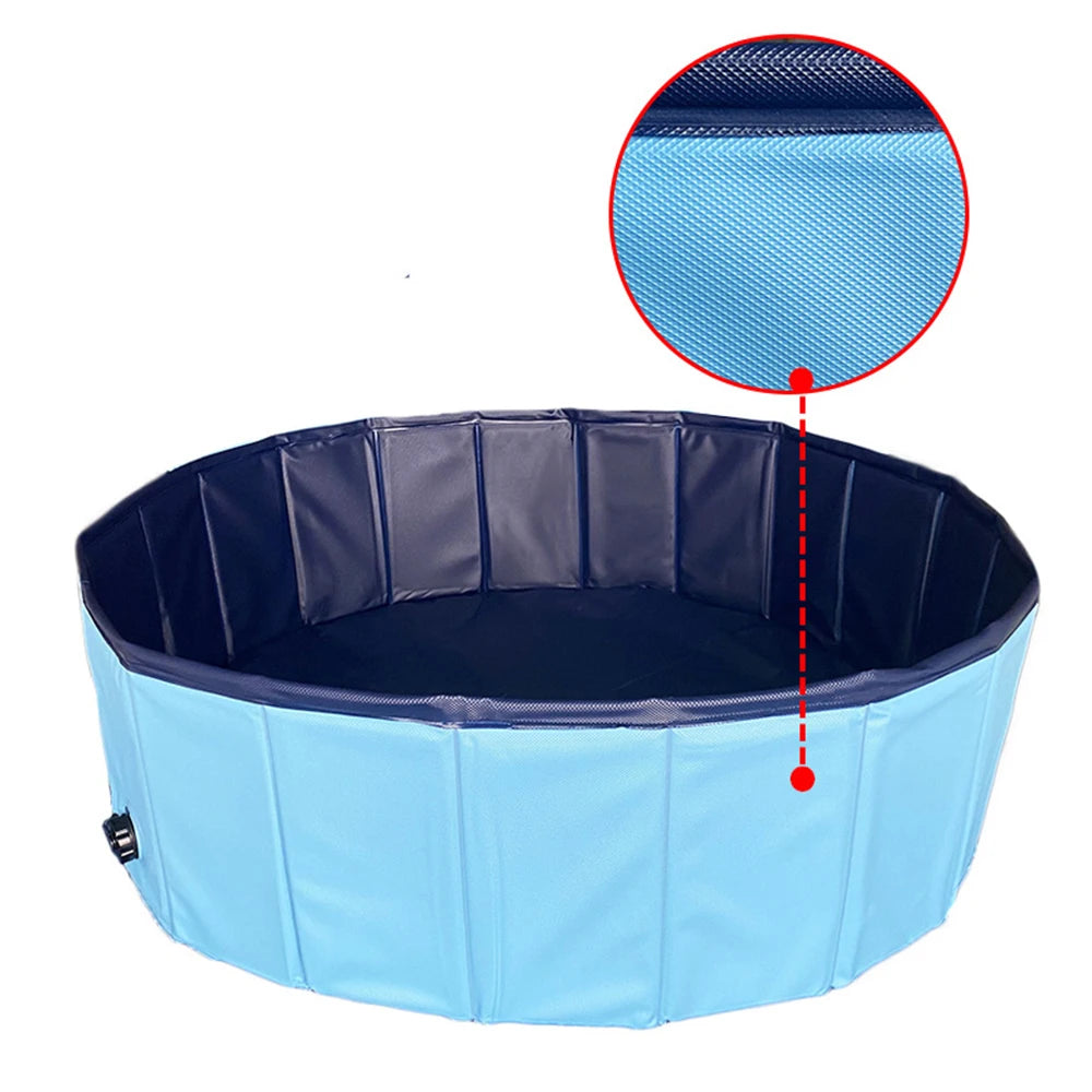 PETRAVELCN Foldable Portable Dog Pool For Pets Durable