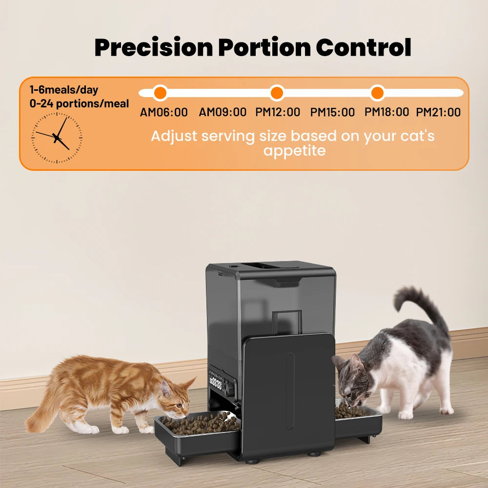 Cityflee Automatic Pet Feeder With Timed Feeding And Dispenser