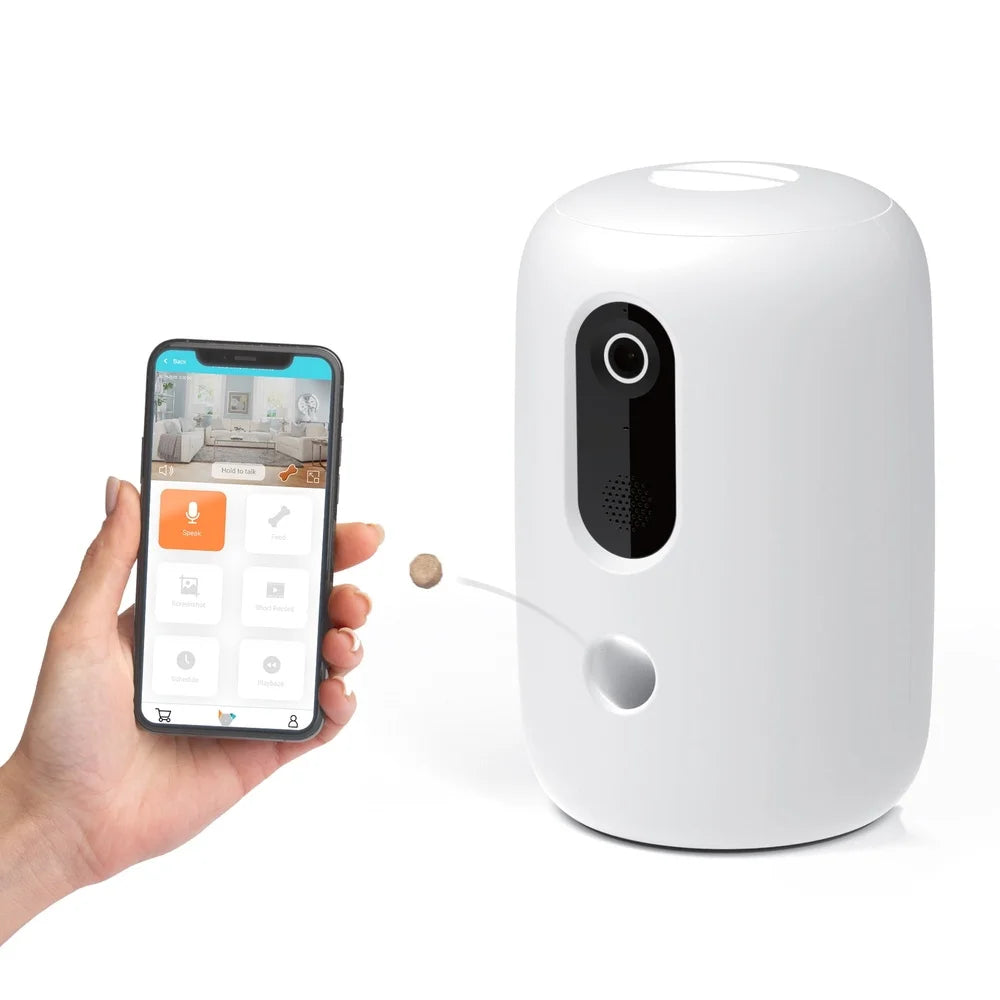 Instachew Infinity App Enabled Pet Treat Dispenser With HD Camera