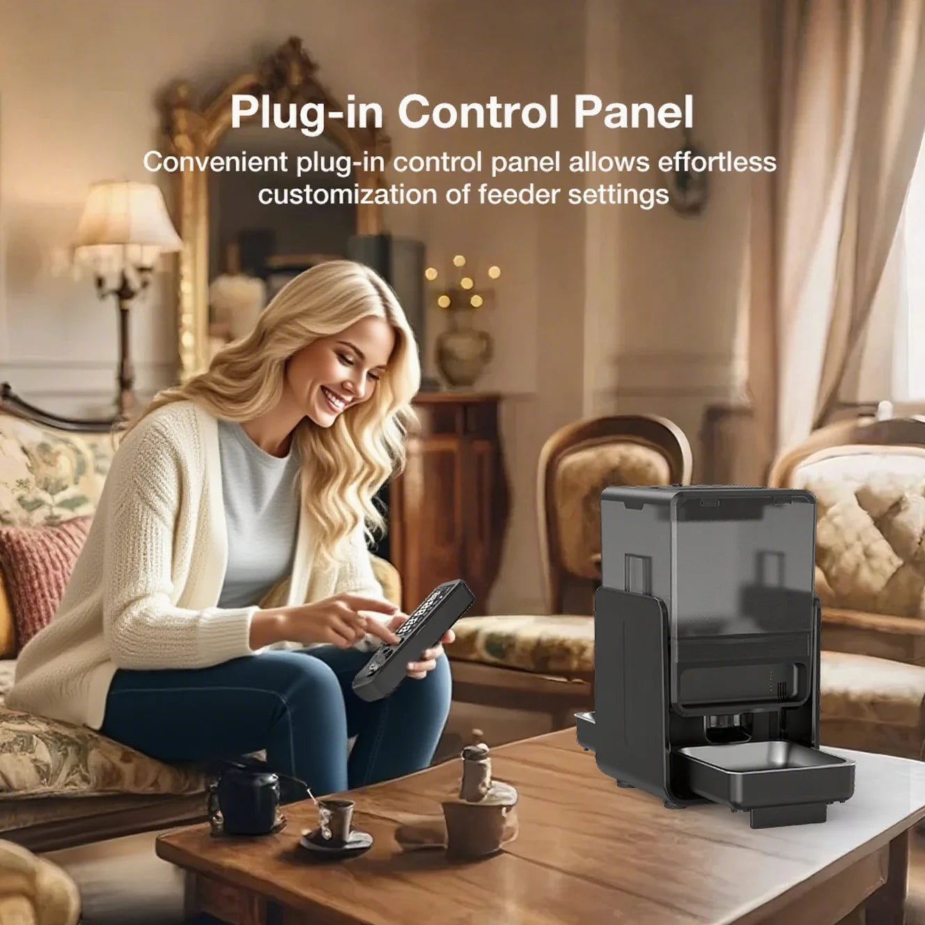 Cityflee Automatic Pet Feeder With Timed Feeding And Dispenser