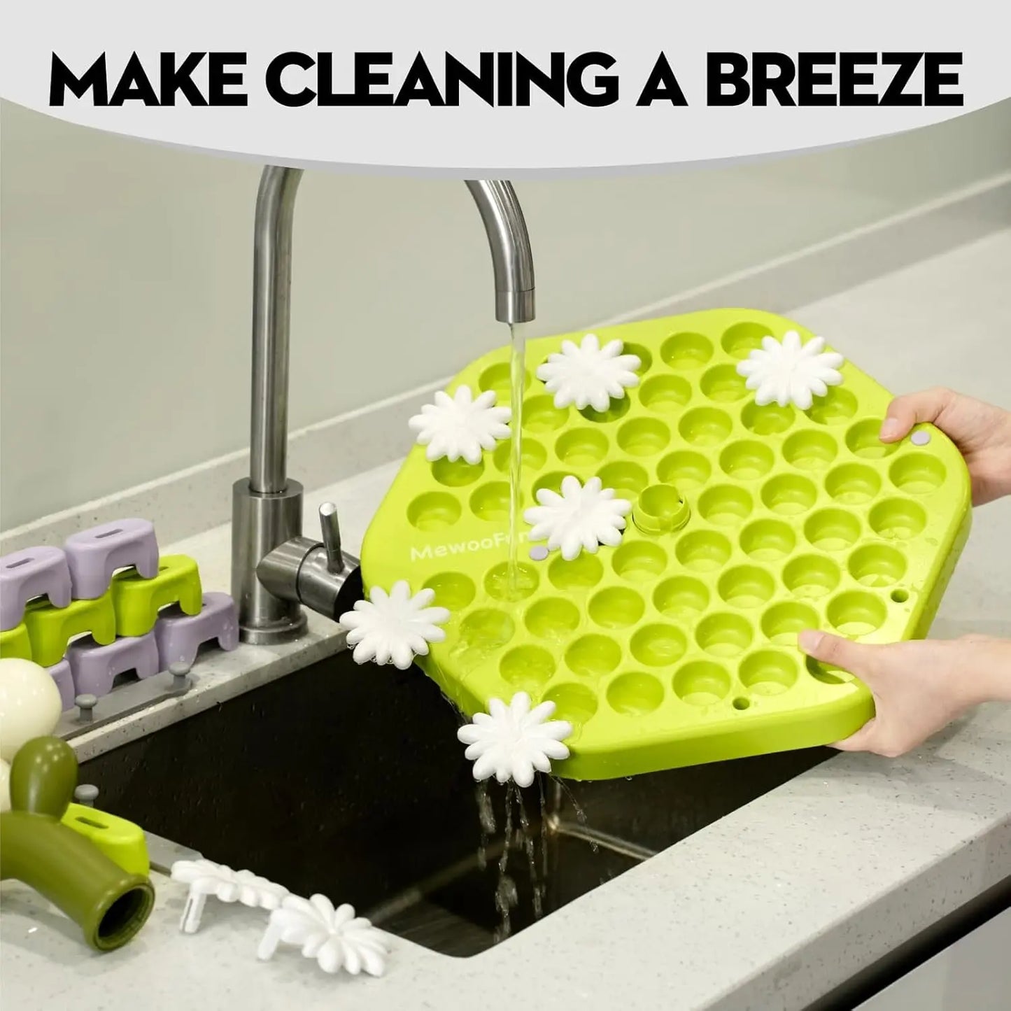 MEWOOFUN Level 4 Dog Puzzle Toy Enrichment Interactive Feeder