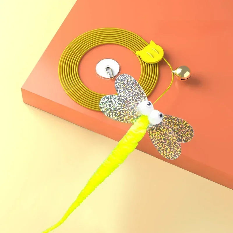 Cat Rope Teasing Toy For Cats With Bell And Hanging