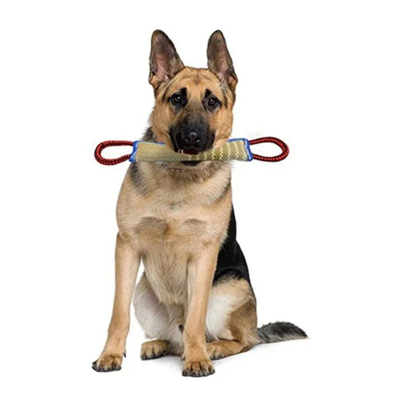 High-Concerned Dog Training Bite Tug Pillow Sleeve With Rope Handles
