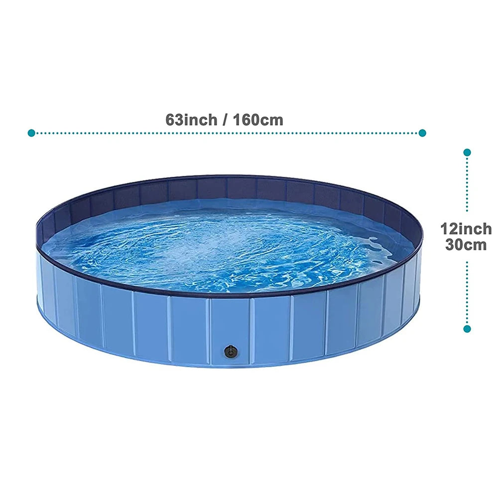 PETRAVELCN Foldable Portable Dog Pool For Pets Durable