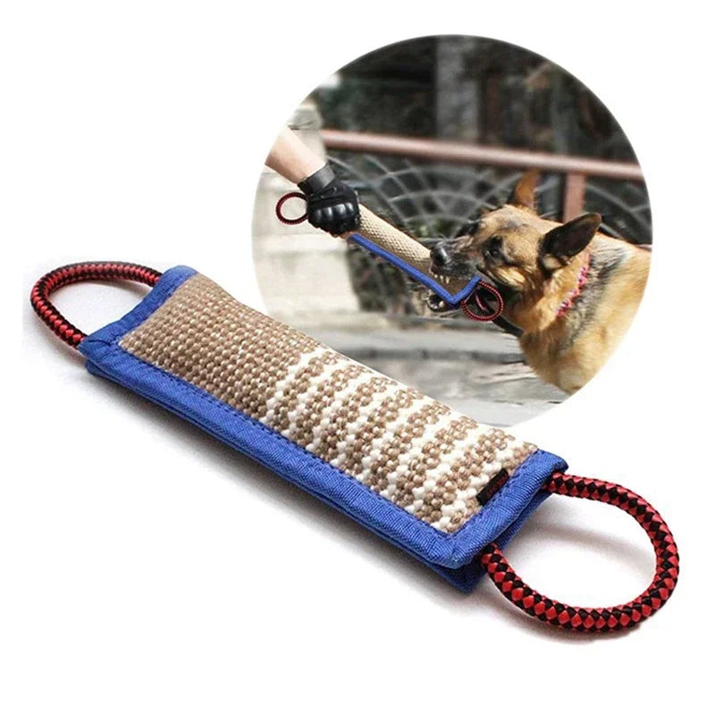 High-Concerned Dog Training Bite Tug Pillow Sleeve With Rope Handles
