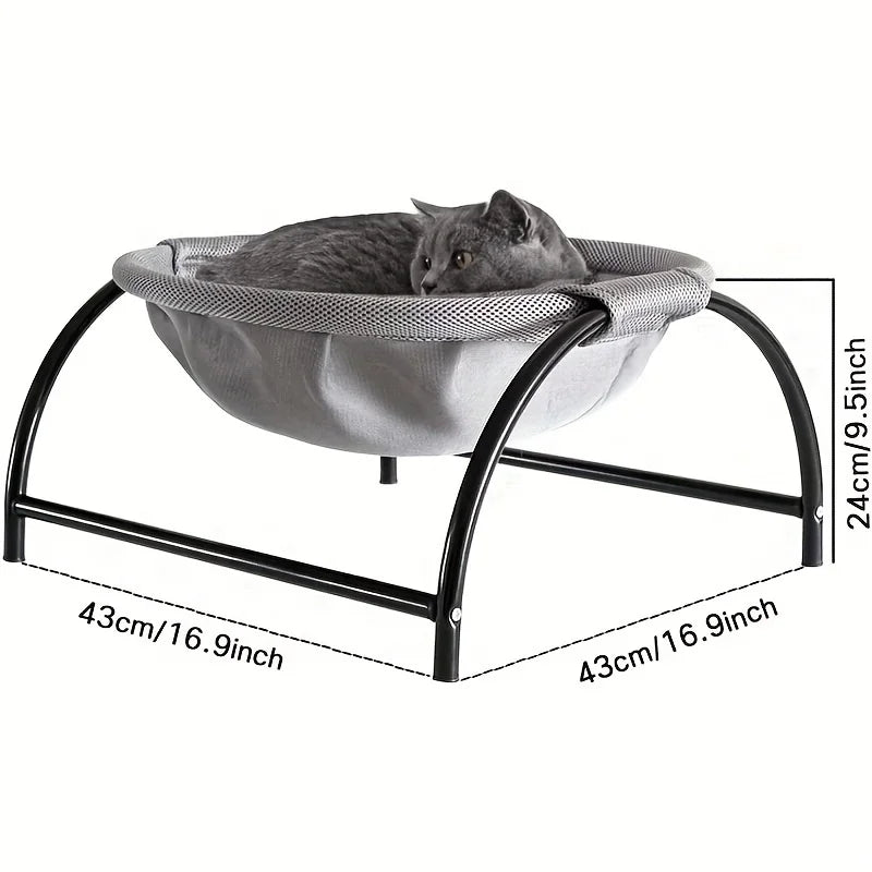 CN Cat Hammock Bed Breathable Pet Sleeping Cot