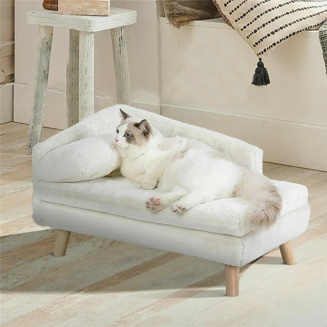 Guangdong Elevated Pet Bed With Solid Wood Legs Indoor Sofa