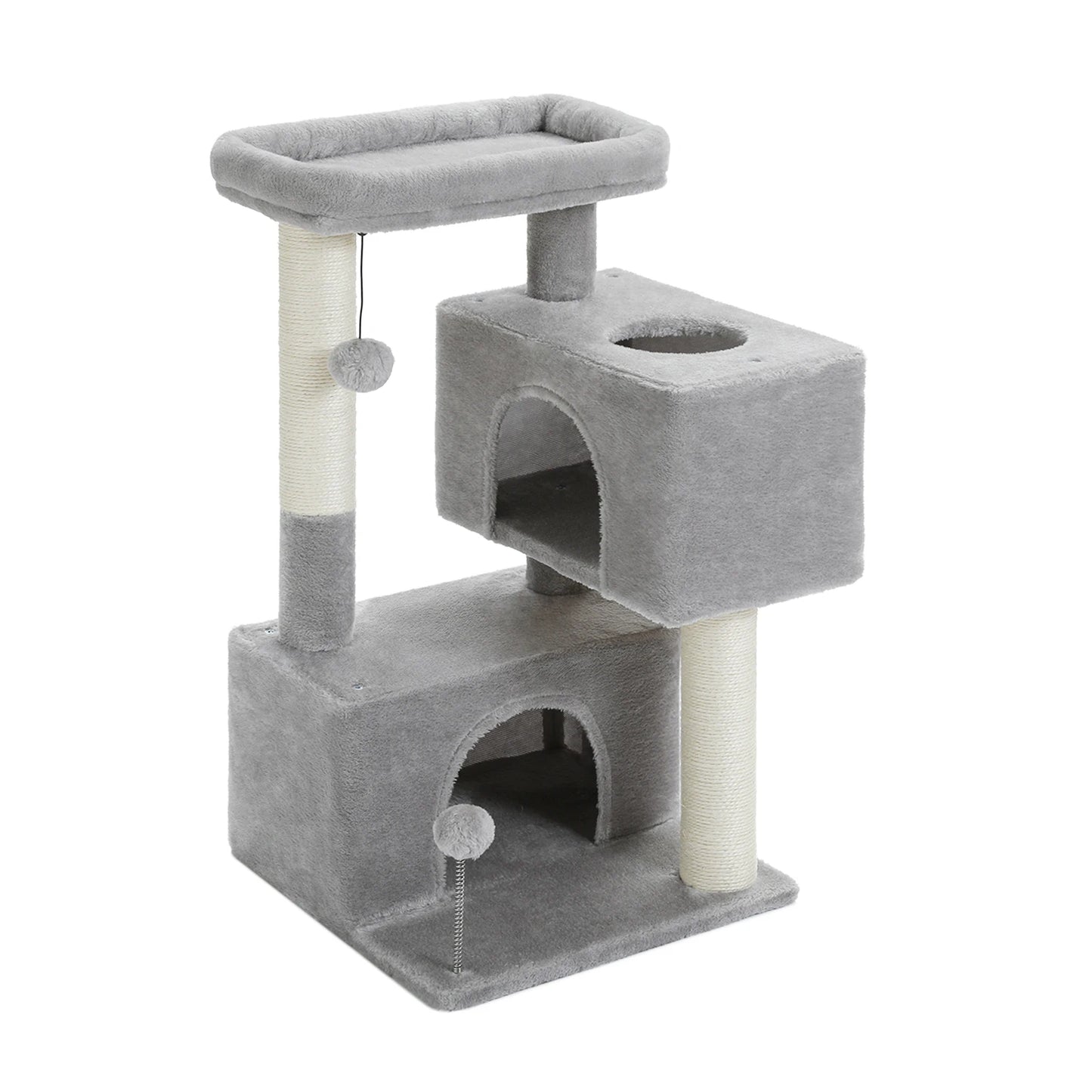 PEQULTICN Cat Tree Tower With Natural Sisal Scratching Post