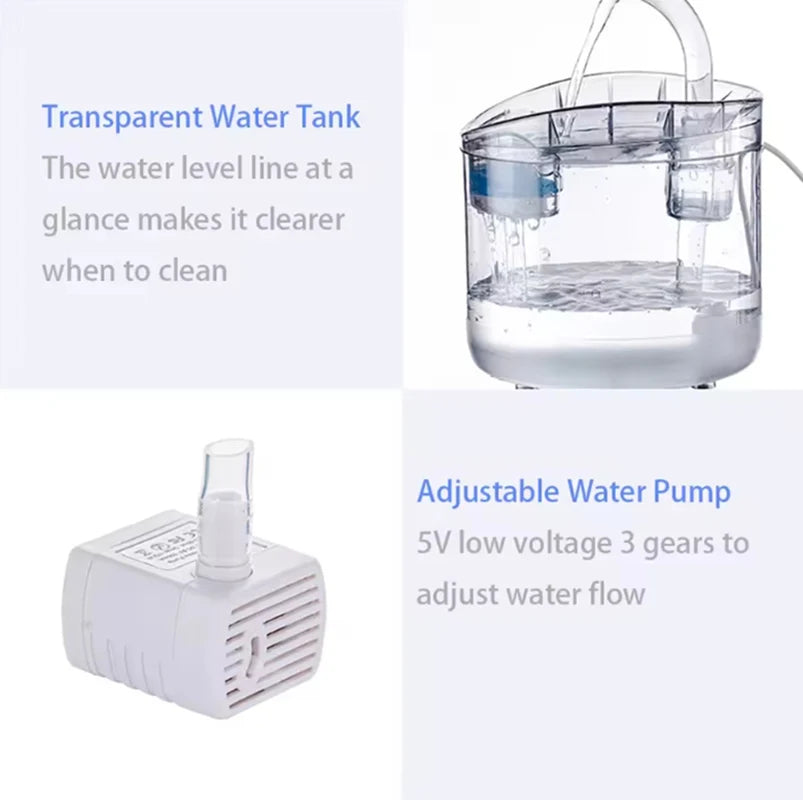 High-concerned Activated Carbon Filter USB Powered Motion Sensor Feeder