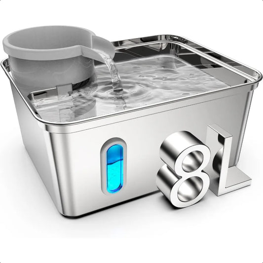 Hign-concerned Stainless Steel Dog Water Fountain For Cats And Dogs