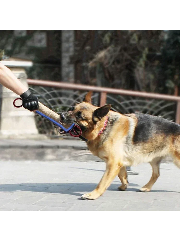 High-Concerned Dog Training Bite Tug Pillow Sleeve With Rope Handles