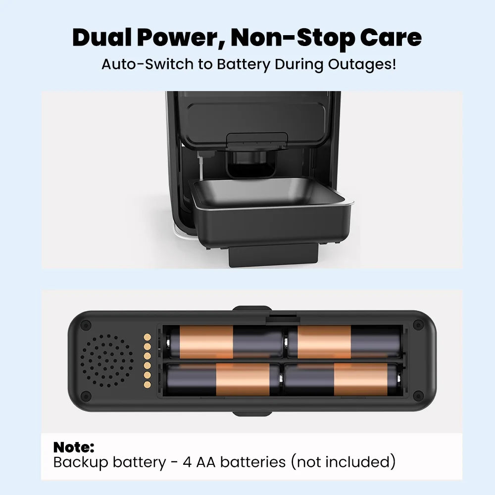 Cityflee Automatic Pet Feeder With Timed Feeding And Dispenser