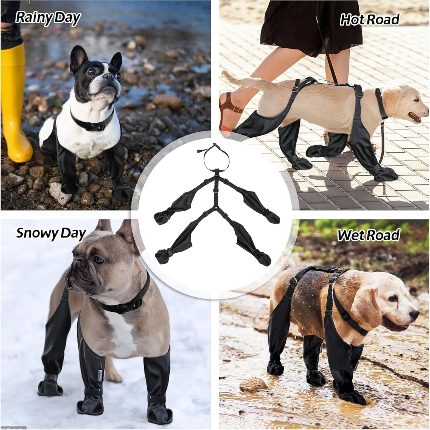 Guangdong CN Dog Boots Waterproof Outdoor Paw Protectors