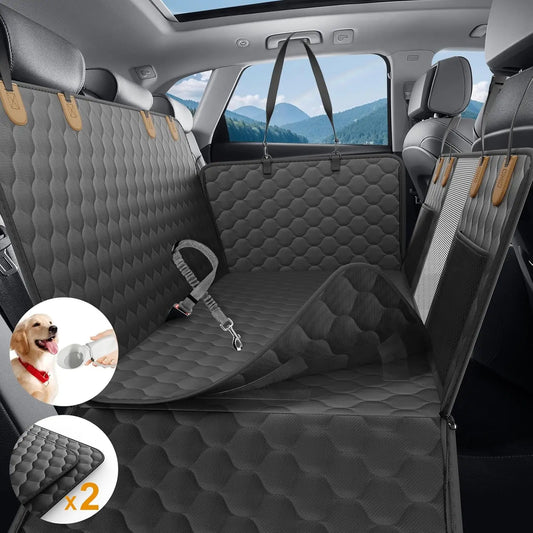 Wedyvko Waterproof Pet Car Seat Cover Hammock Back Seat Protector