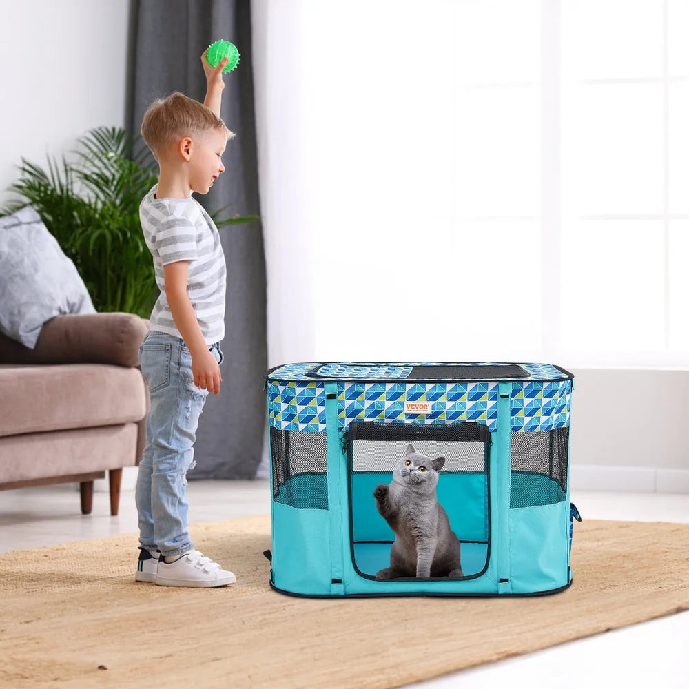 PDQ Portable Foldable Pet Playpen Dog Cat Outdoor Indoor