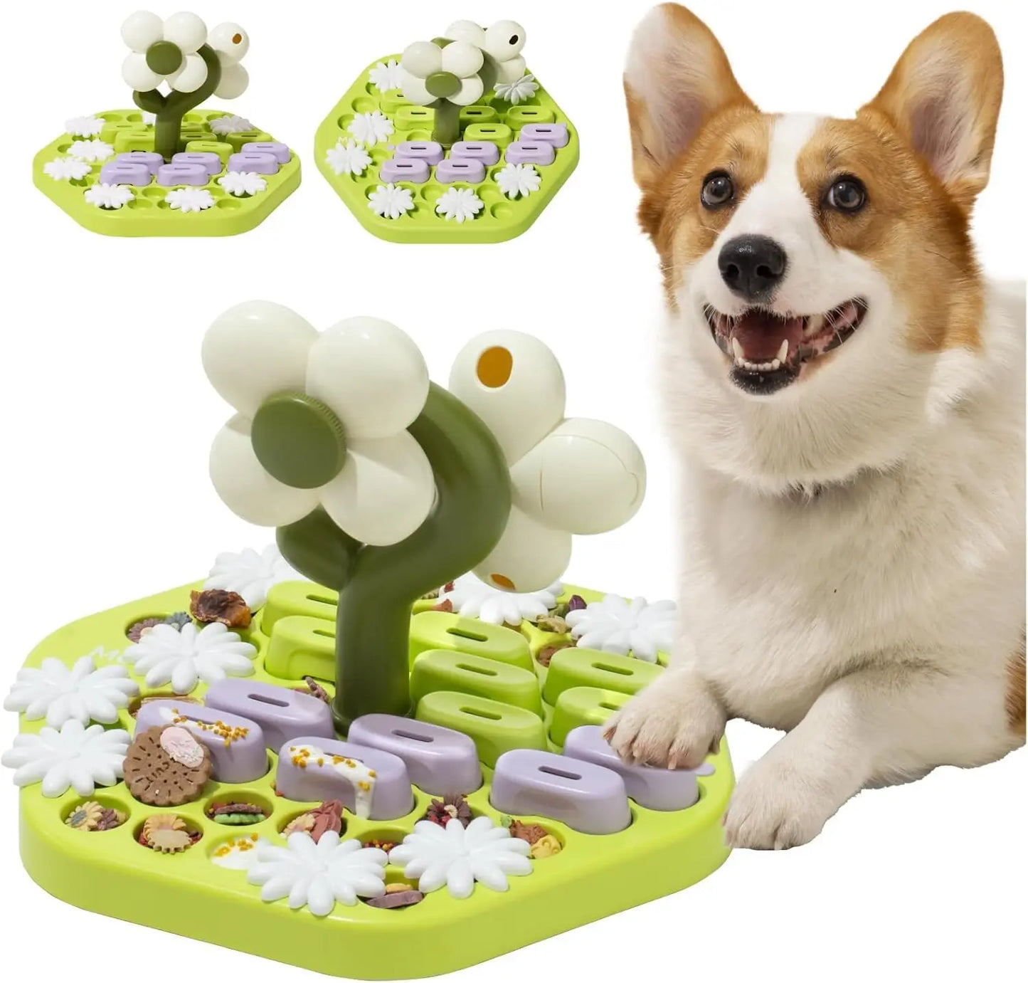 MEWOOFUN Level 4 Dog Puzzle Toy Enrichment Interactive Feeder