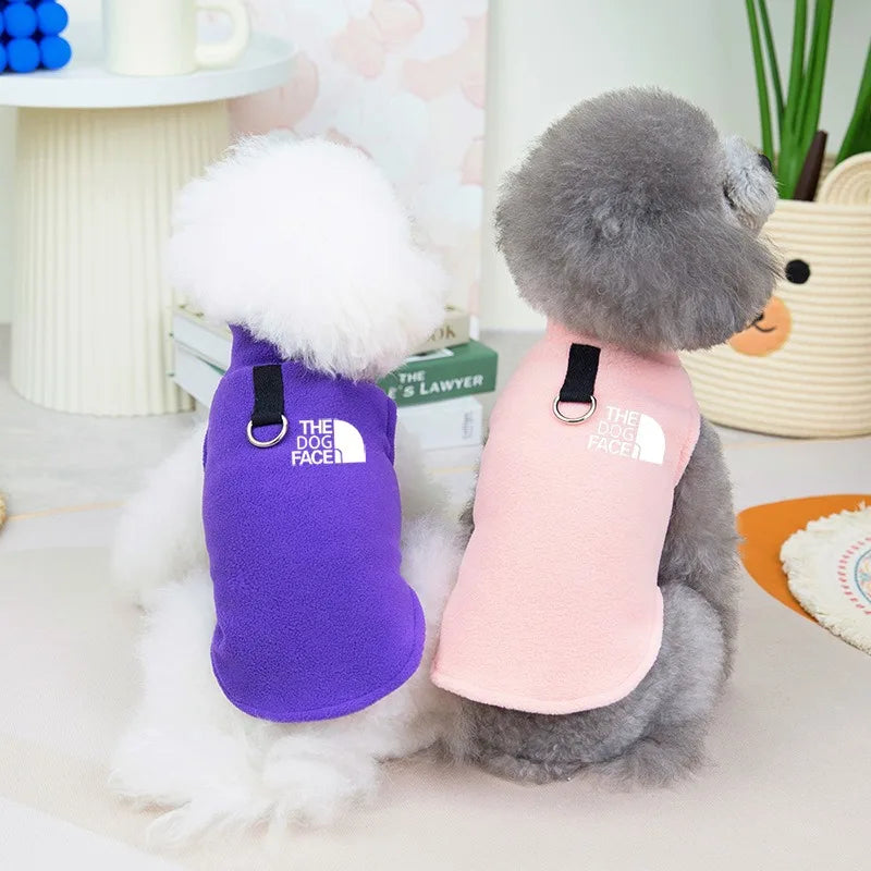 Sichuan Fleece Dog Sweater Coat For Pets Autumn Winter