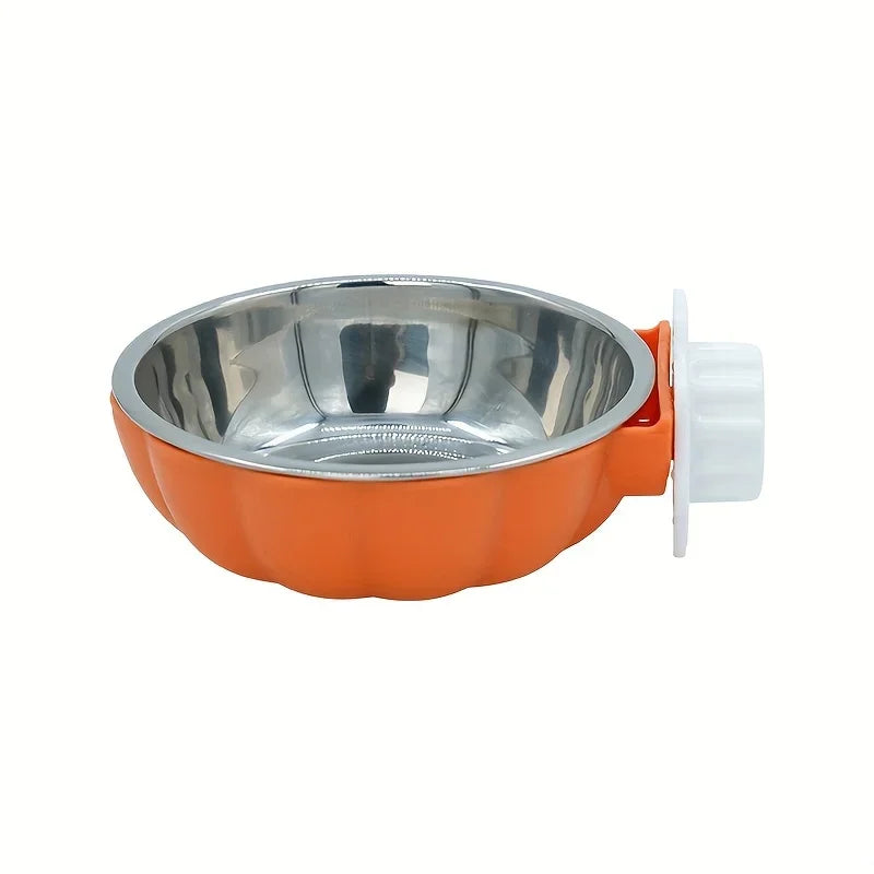 Hign-concerned Stainless Steel Suspended Pet Bowl With Adjustable Height