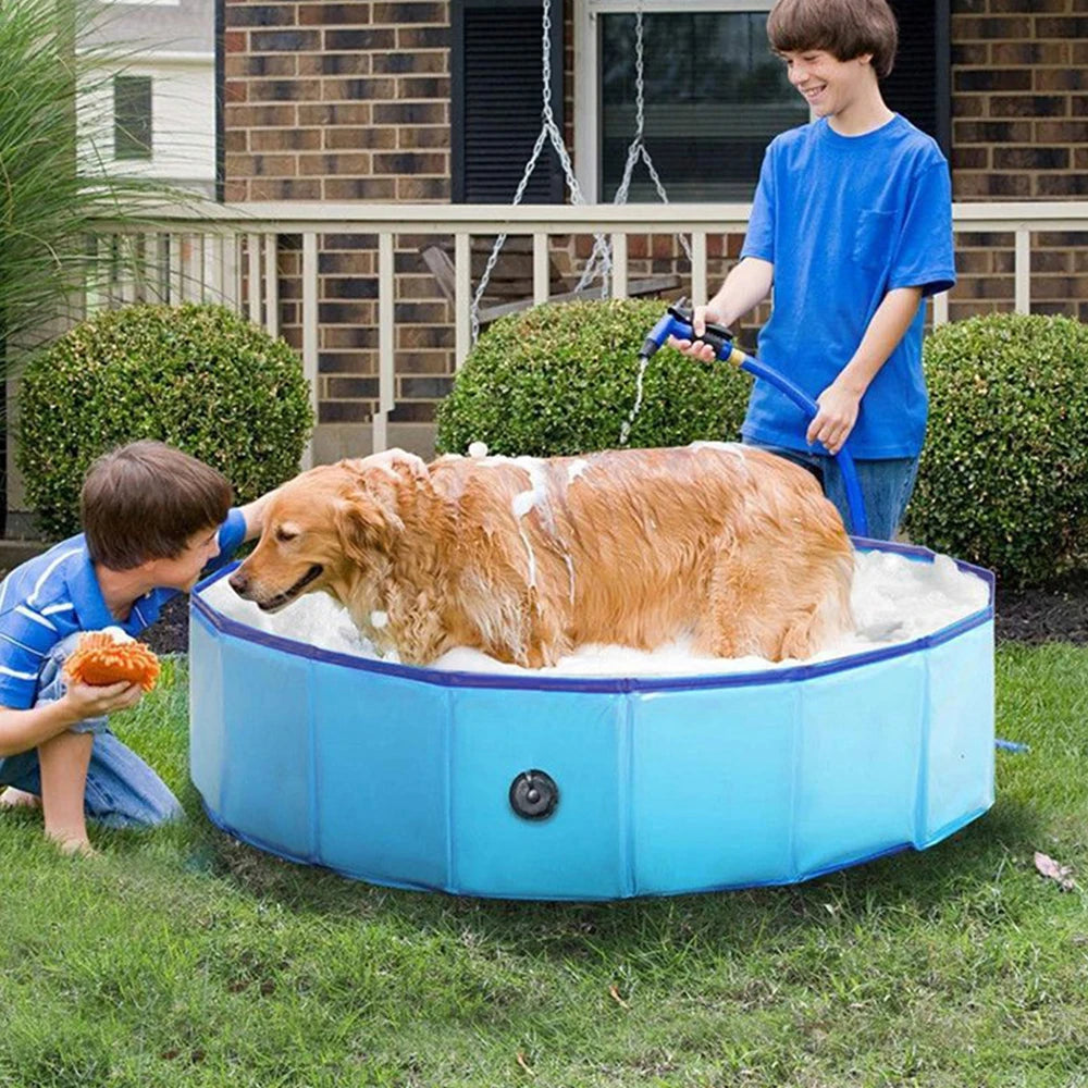 PETRAVELCN Foldable Portable Dog Pool For Pets Durable