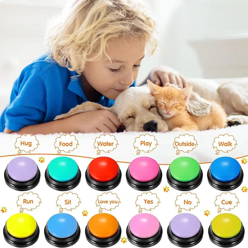 Dog Communication Buttons Voice Recording For Pet Training