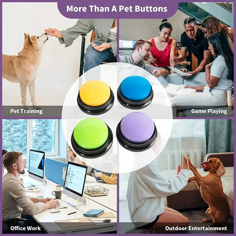 Dog Communication Buttons Voice Recording For Pet Training