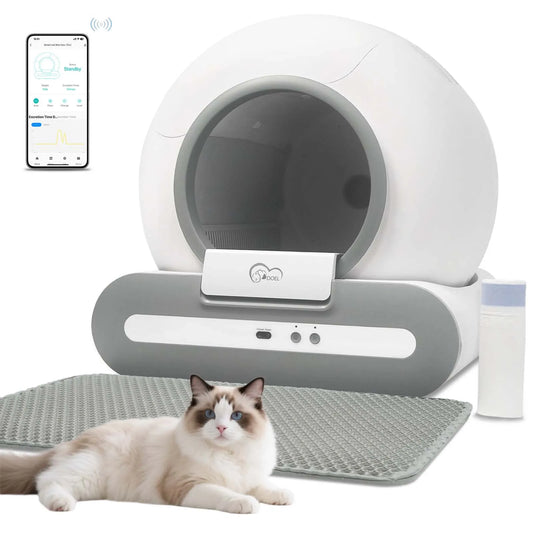 DOEL Self-Cleaning Cat Litter Box With App Control