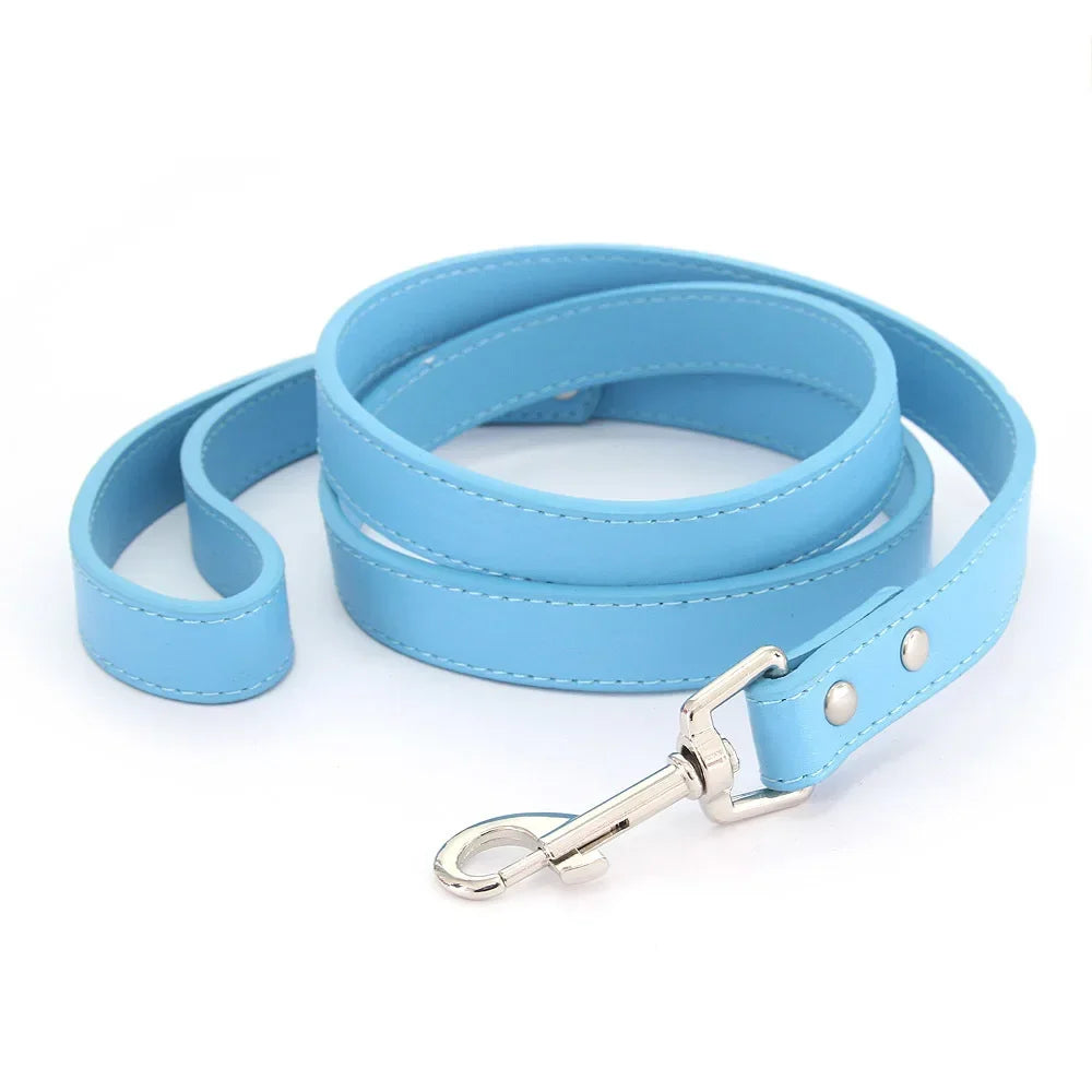 YTYINCN Leather Dog Leash For Pets Durable Walking Lead With Comfortable Handle Grip