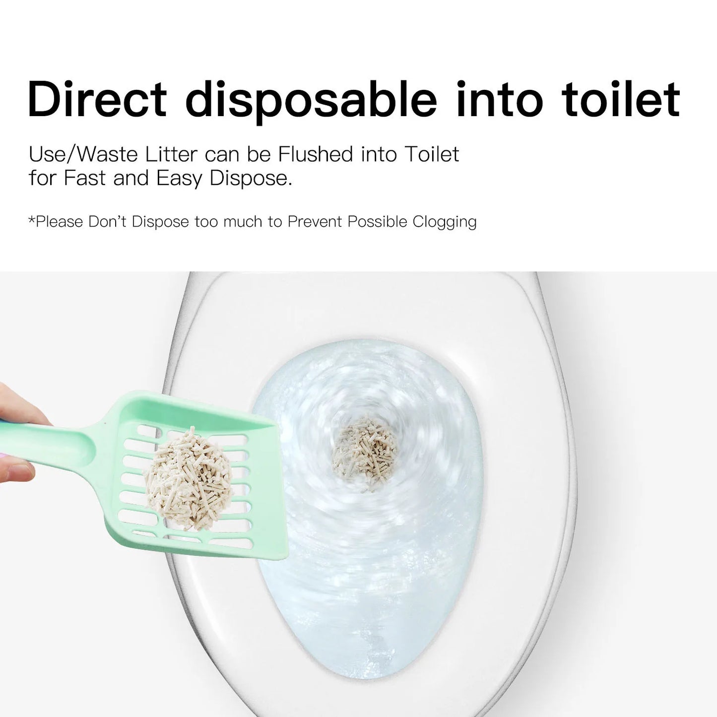 Hignconcerned Tofu Cat Litter Natural Botanical Dust Free Odor Control