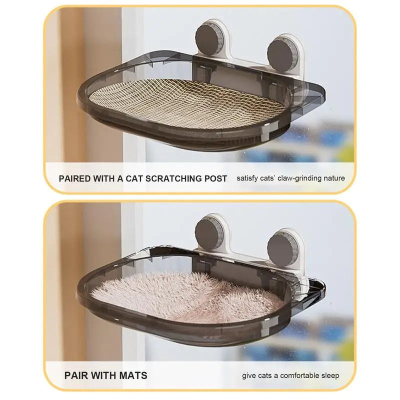 Feature Ultra Load-Bearing Cat Window Hammock Bed Cozy Perch Naptime