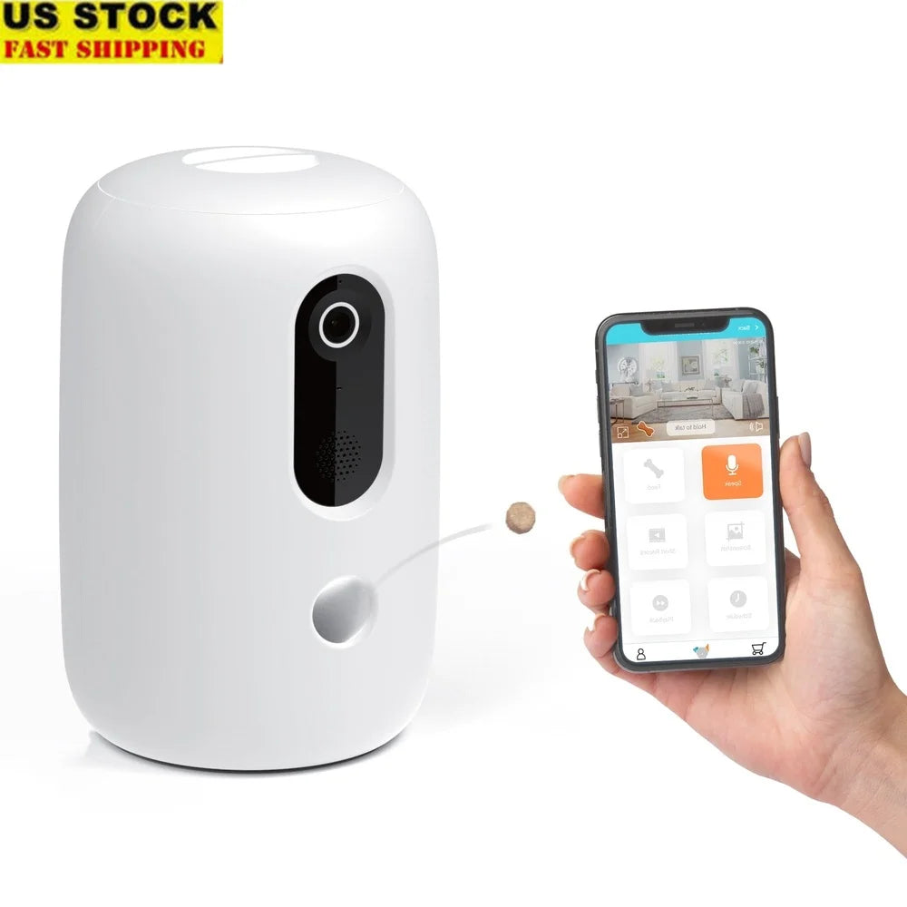 Instachew Infinity App Enabled Pet Treat Dispenser With HD Camera